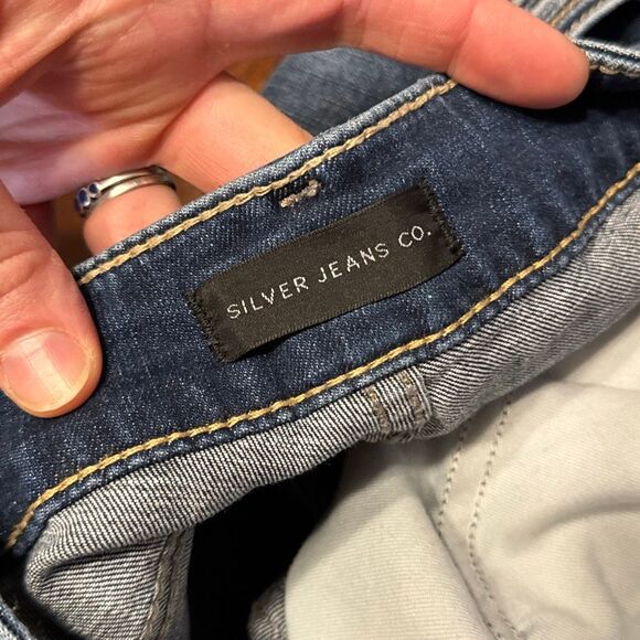 Silver Jeans Elyse Crop Denim Blue Jeans Capri Women’s Size W25 / L22.5 Light Wa - Picture 8 of 8